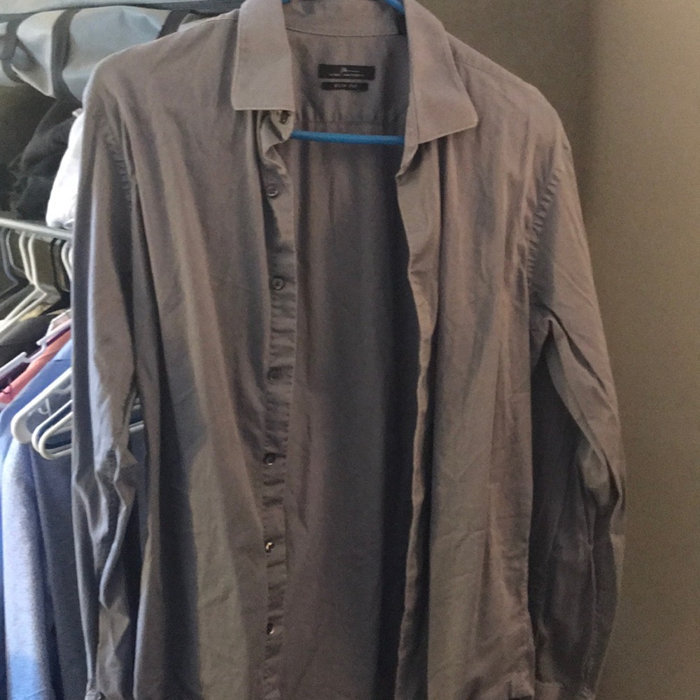 Mark Anthony Gray Dress Shirt